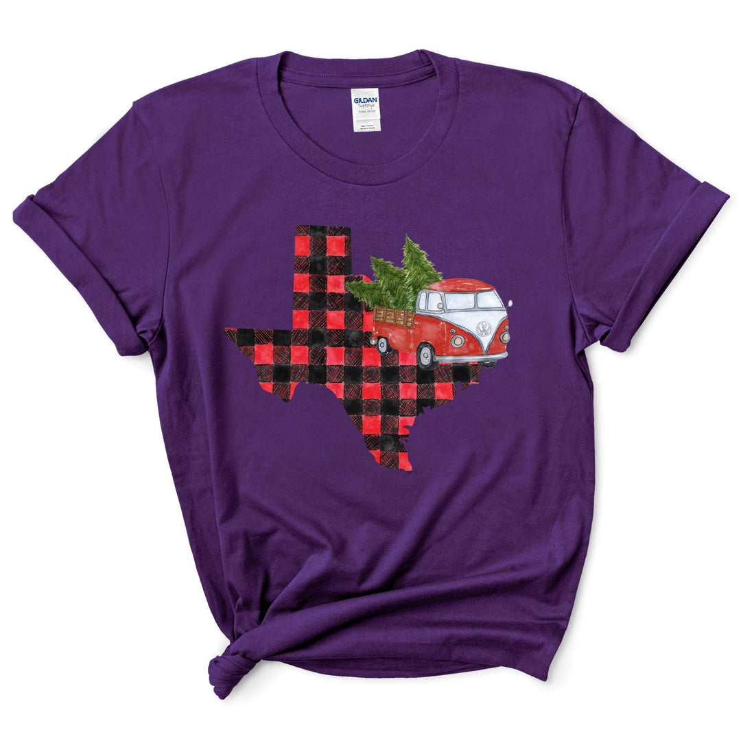Christmas Plaid States Shirts