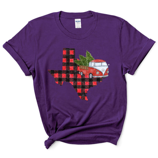 Christmas Plaid States Shirts