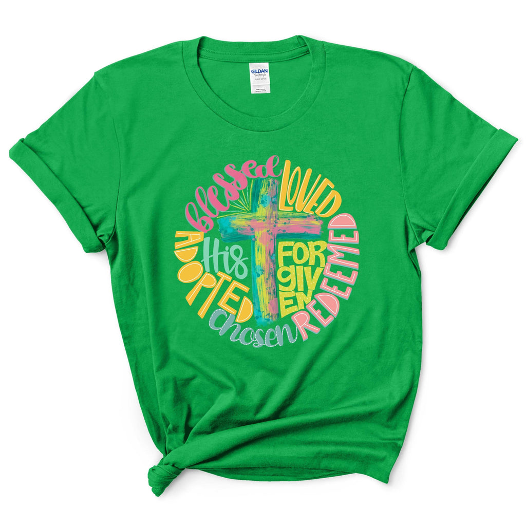 Watercolor Cross Shirt