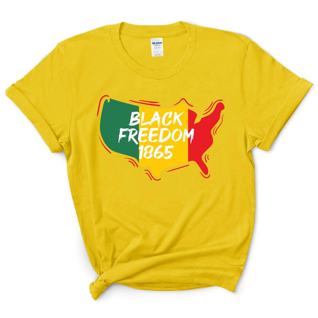 Black Freedom 1865 Juneteenth Shirt