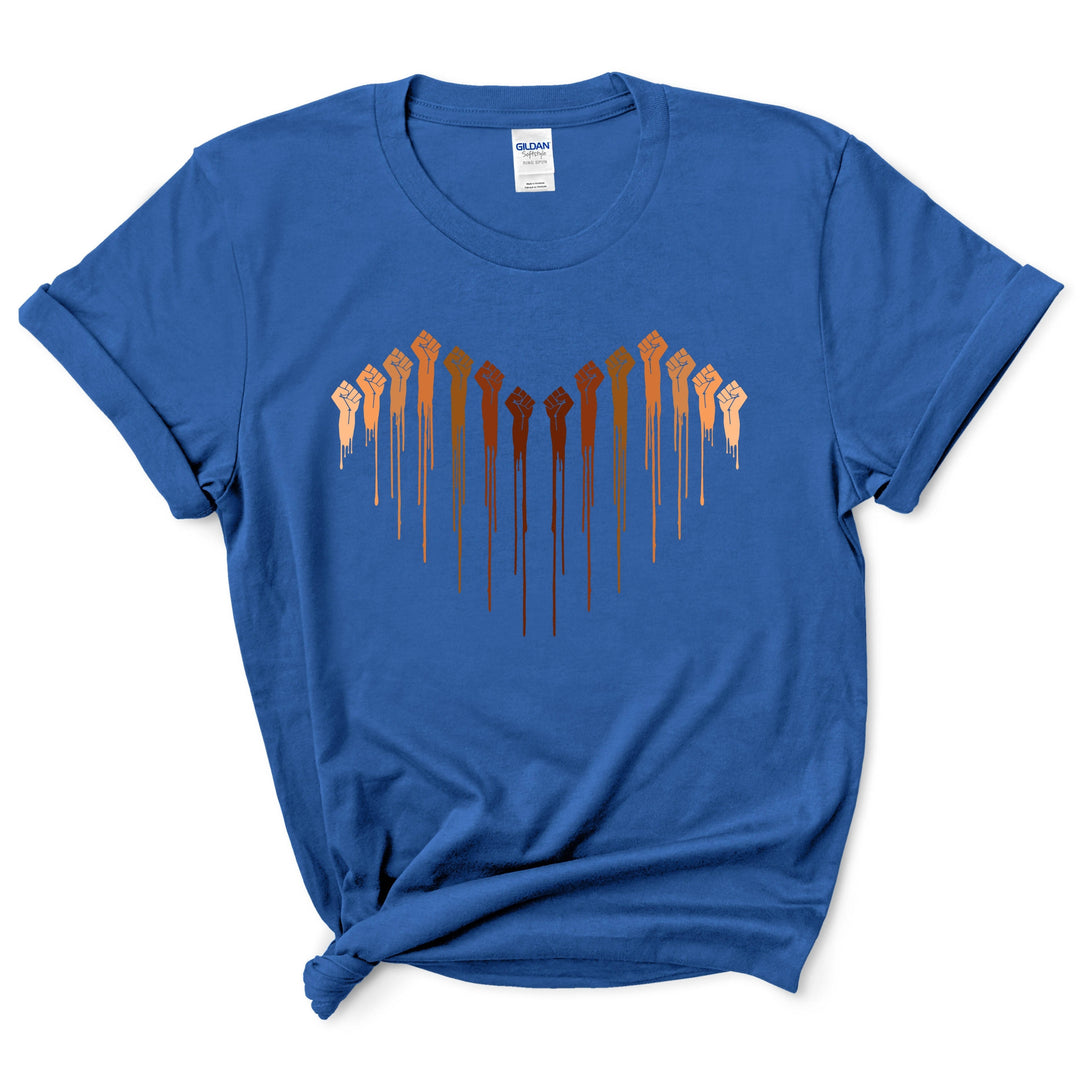 Raised Fist Heart Shirt