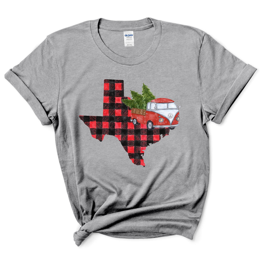 Christmas Plaid States Shirts