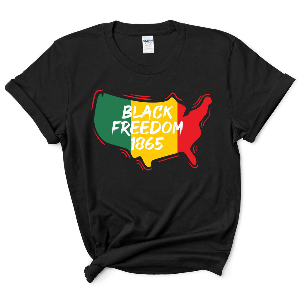 Black Freedom 1865 Juneteenth Shirt