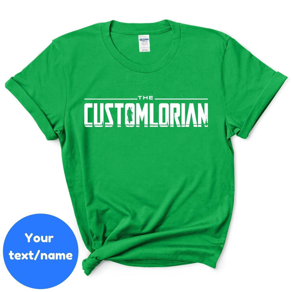 Mandalorian Custom Text/Name Shirt