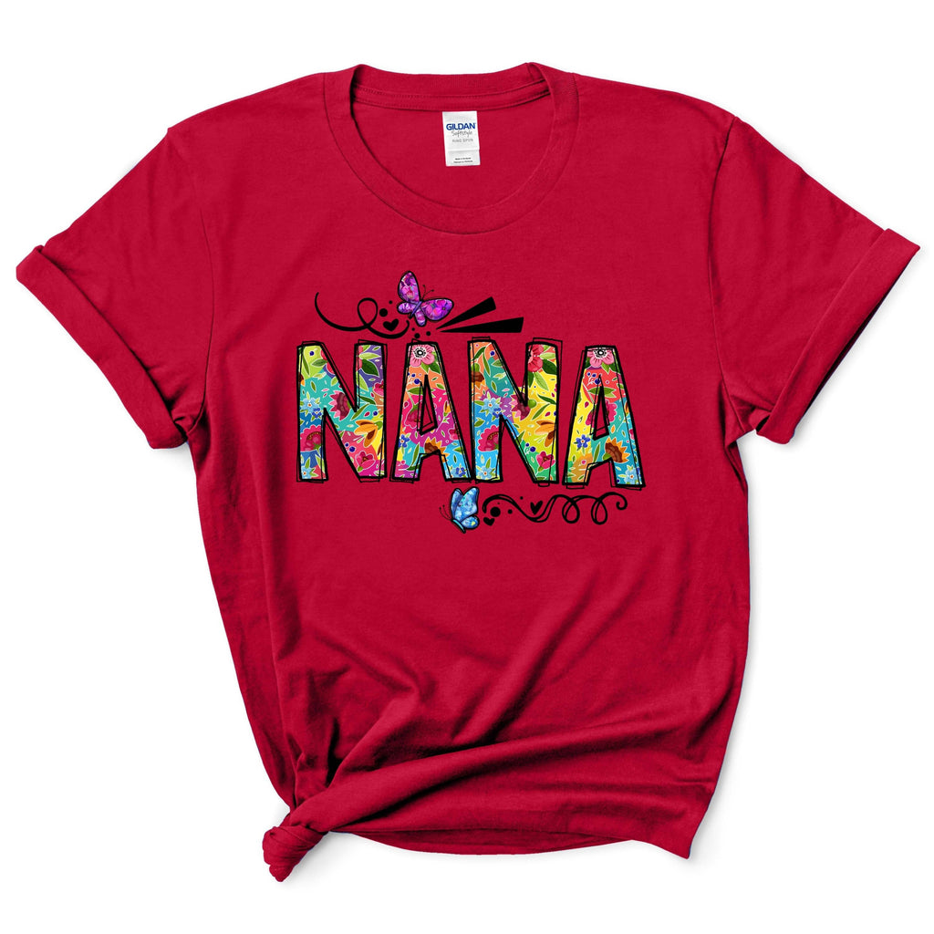 Floral Nana Gift Shirt