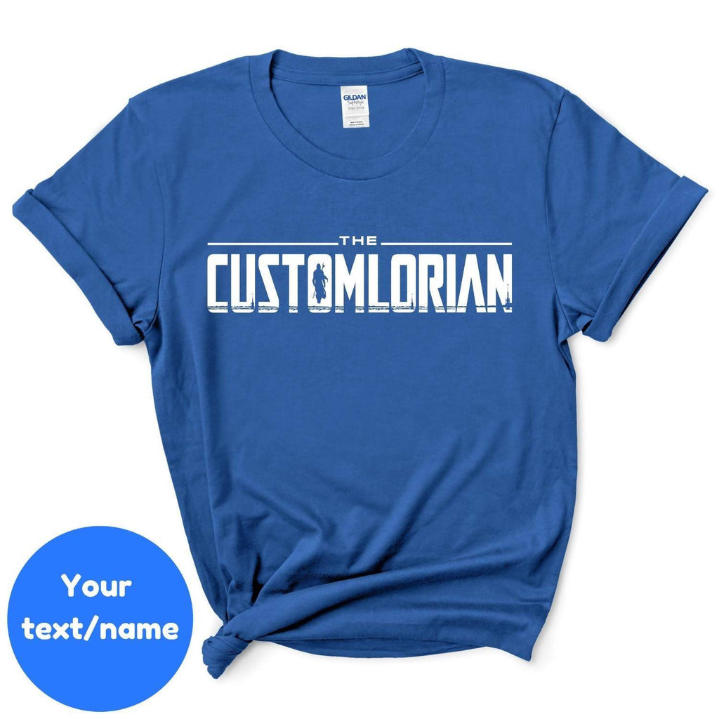 Mandalorian Custom Text/Name Shirt