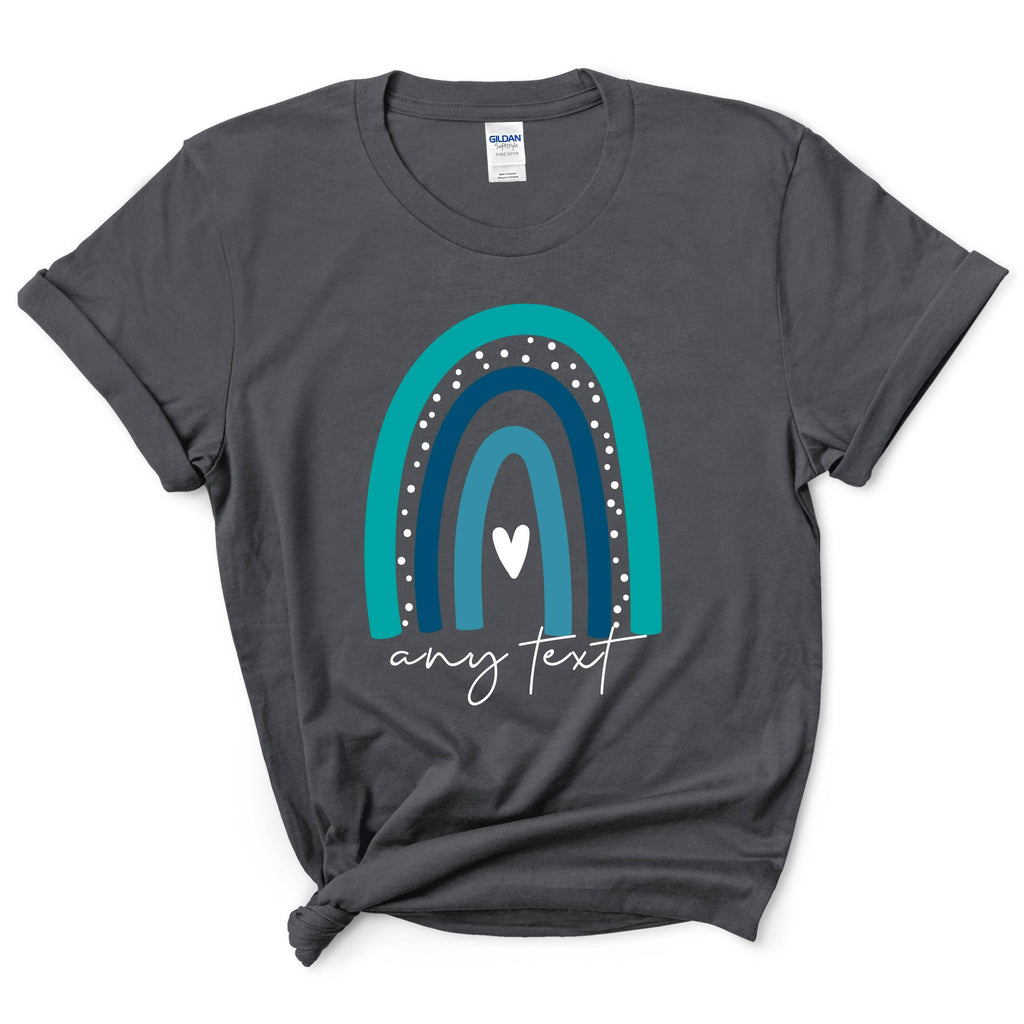 Boho Blue Rainbow Shirt
