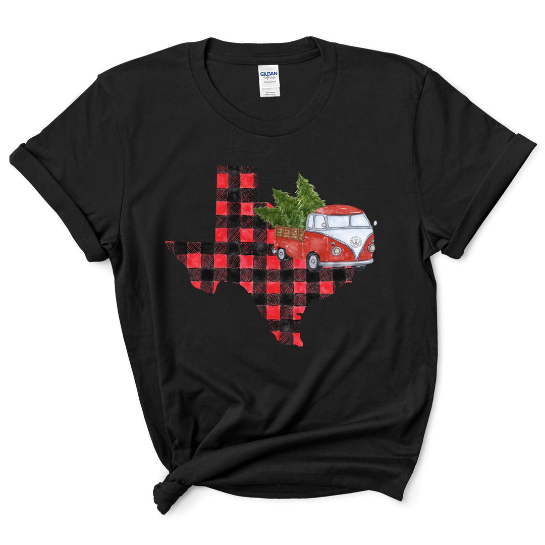 Christmas Plaid States Shirts