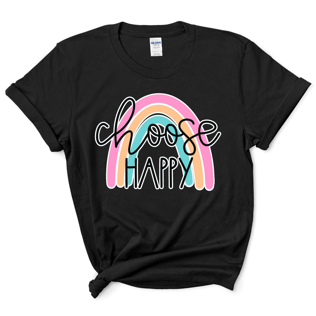 Choose Happy Rainbow Shirt