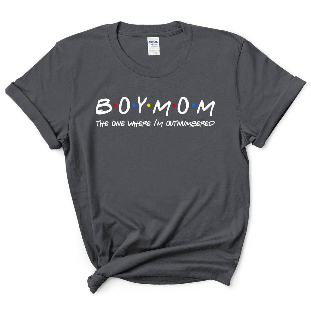 Boymom The One Where I'm Outnumbered Shirt