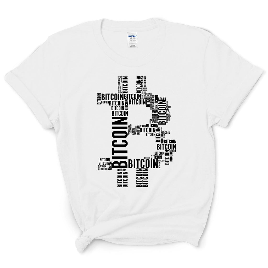 Bitcoin Crypto Typography Shirt