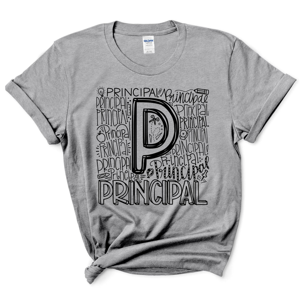 Principal Typography T-shirt