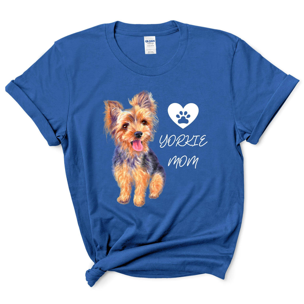 Yorkie Mom Shirt Gift For Dog Mom