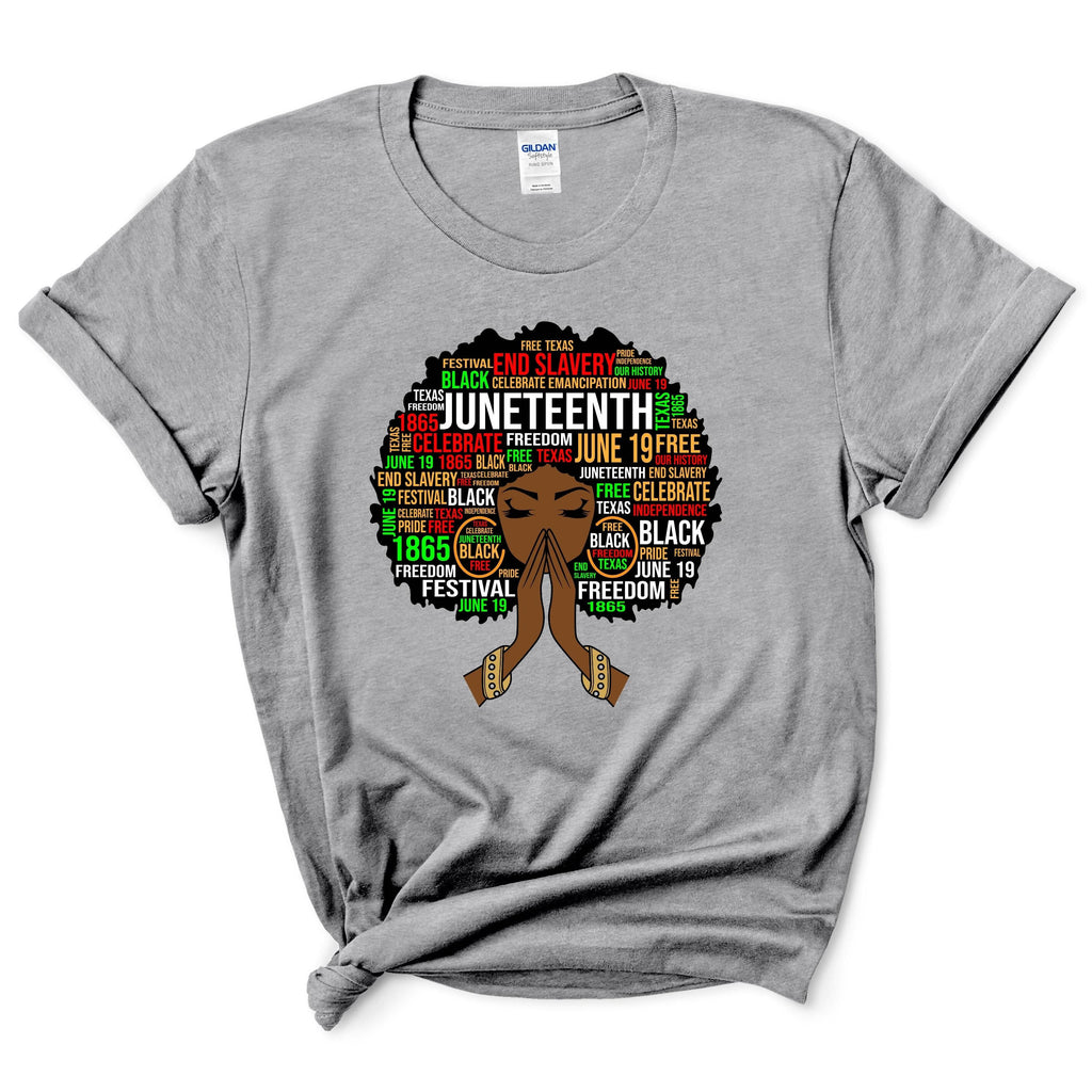 Juneteenth Black Woman 1865 Shirt