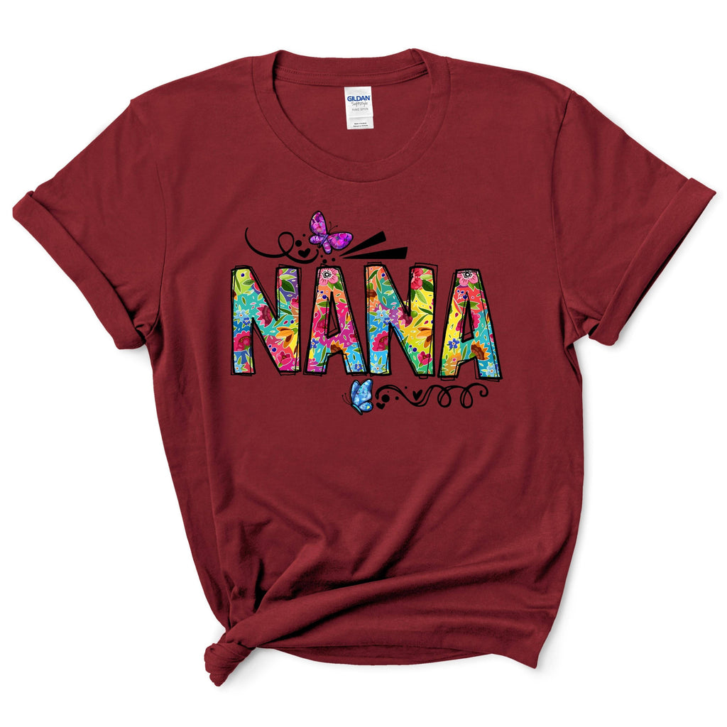 Floral Nana Gift Shirt