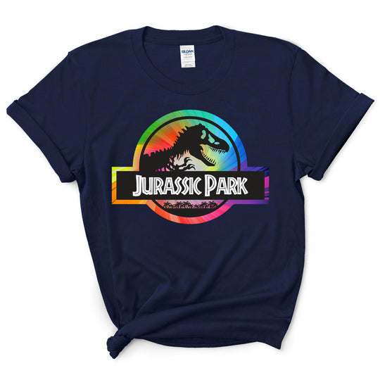 Custom Rainbow Jurassic Park Shirt