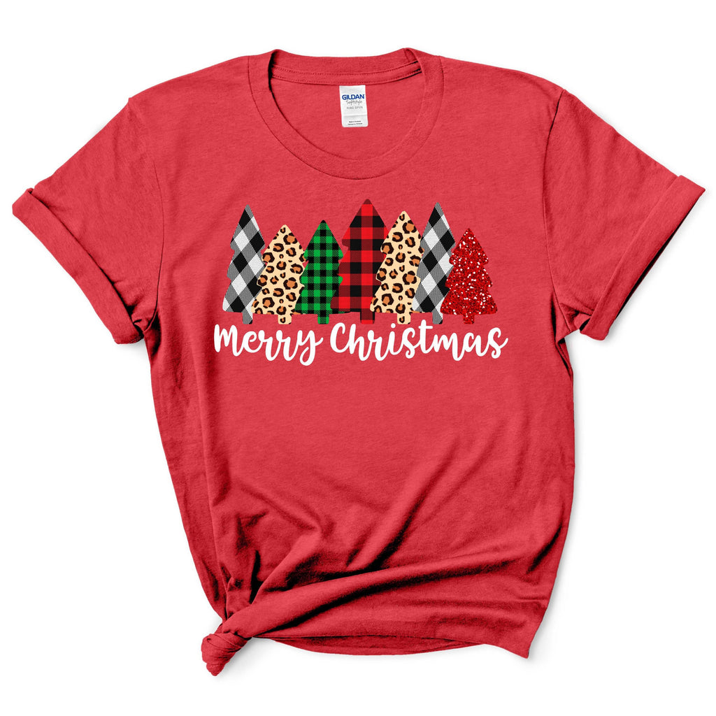 Leopard Christmas Tree Shirt