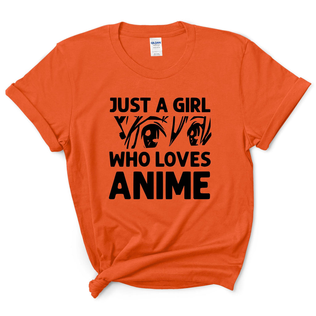 Girl Who Loves Anime Shirt