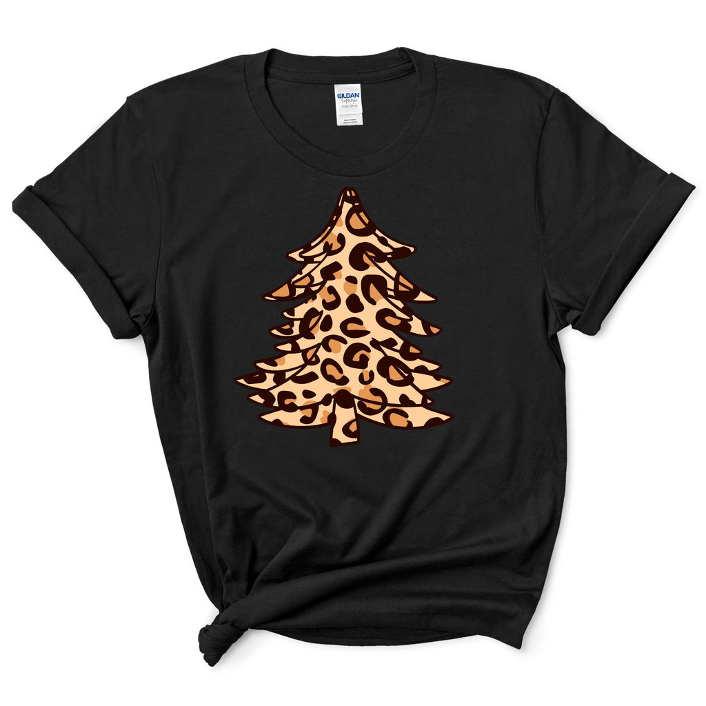 Leopard Cheetah Christmas Tree Shirt