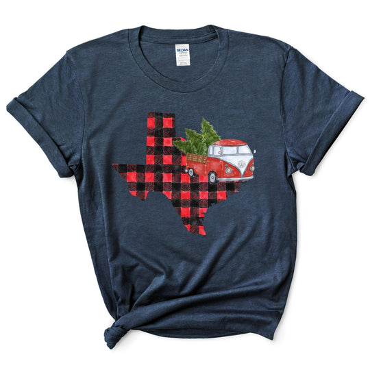 Christmas Plaid States Shirts