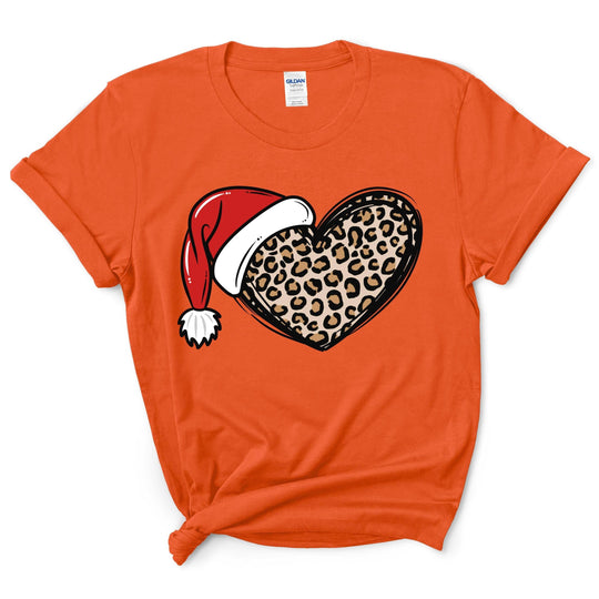 Christmas Cheetah Heart Shirt