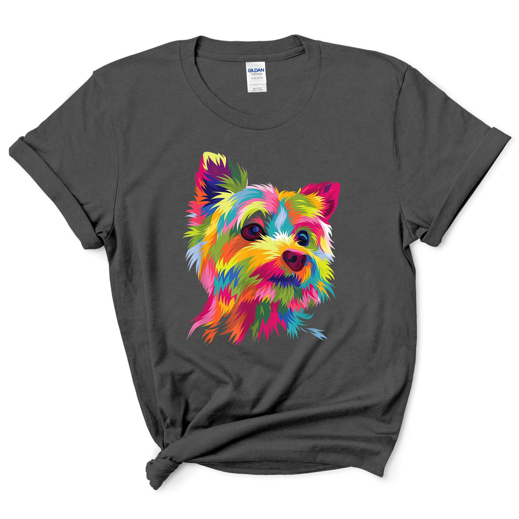 Coloring Yorkie Lover Shirt