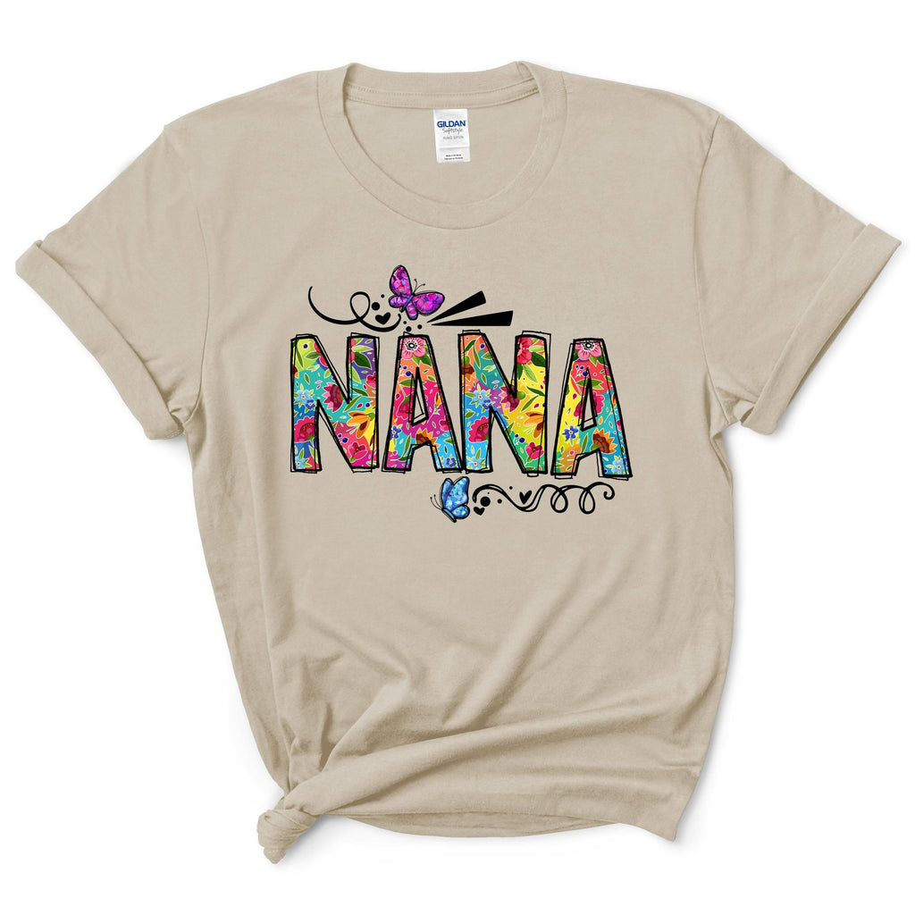Floral Nana Gift Shirt