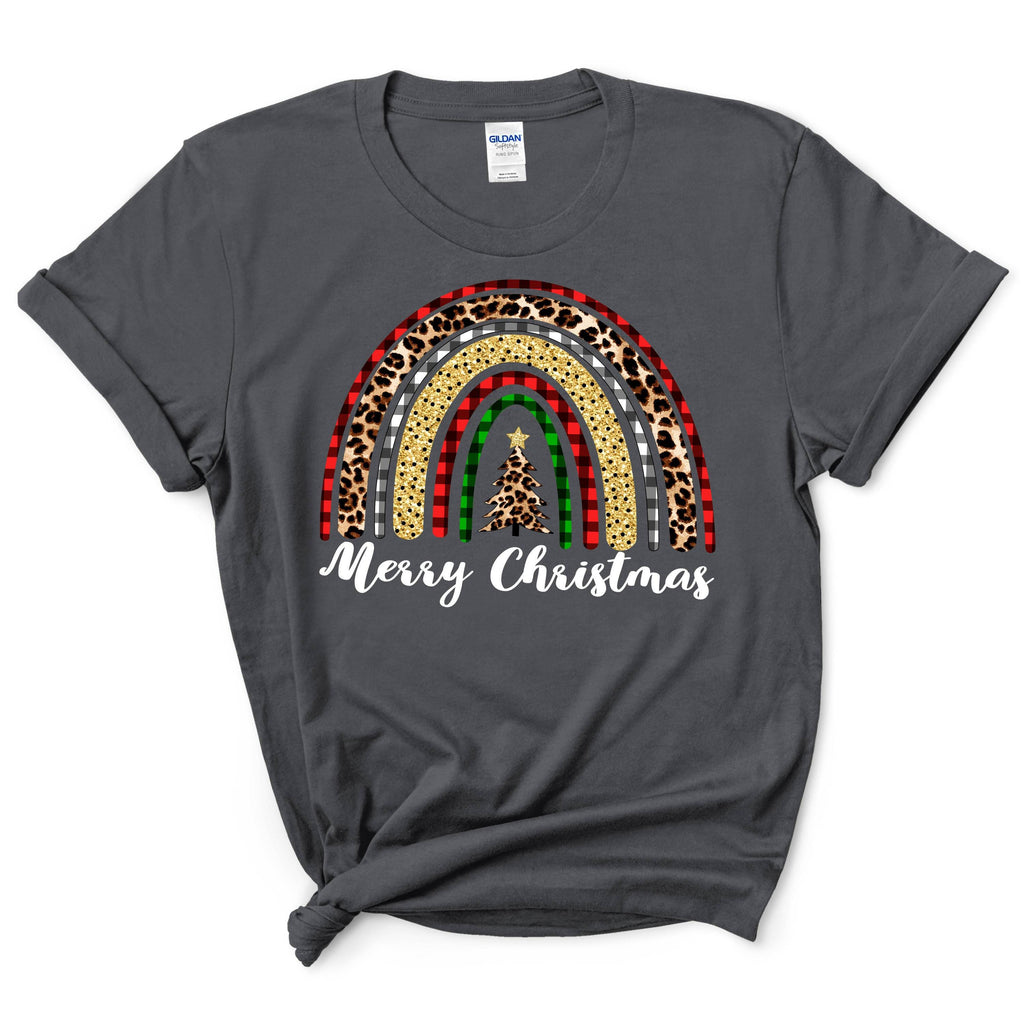 Leopard Christmas Rainbow