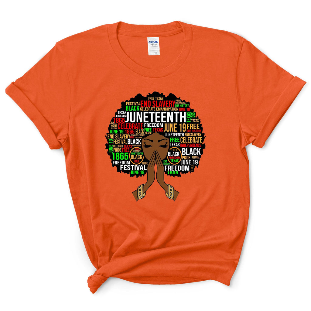 Juneteenth Black Woman 1865 Shirt