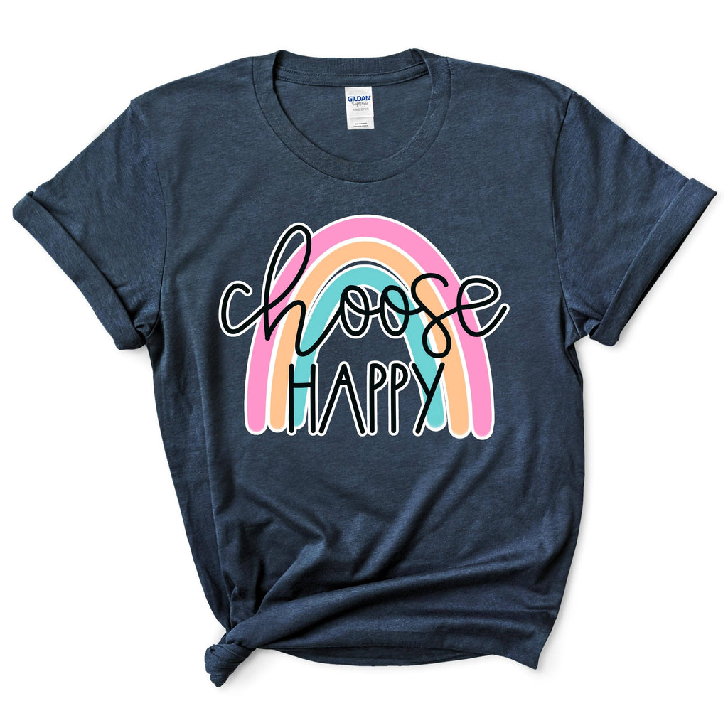 Choose Happy Rainbow Shirt