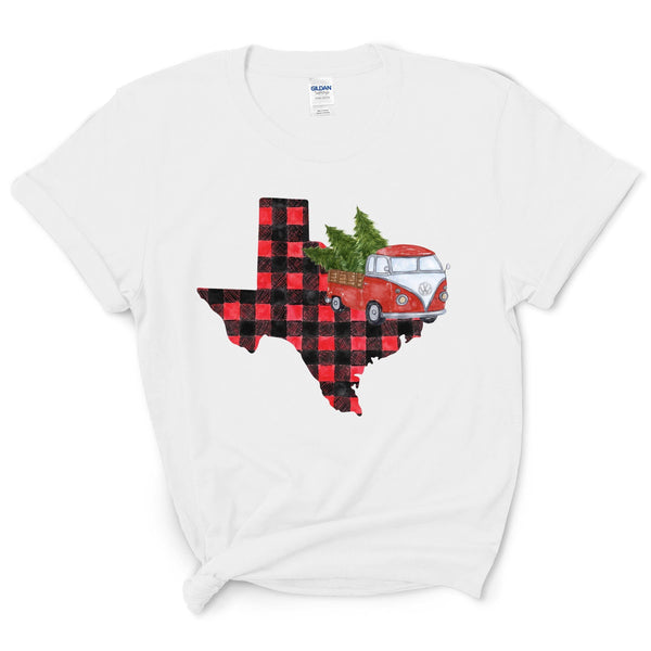 Christmas Plaid States Shirts