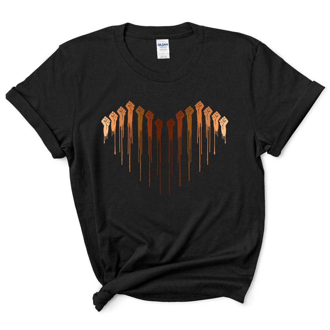 Raised Fist Heart Shirt