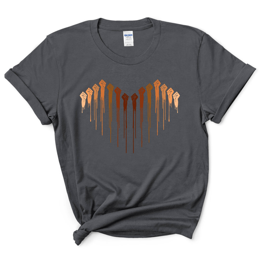 Raised Fist Heart Shirt