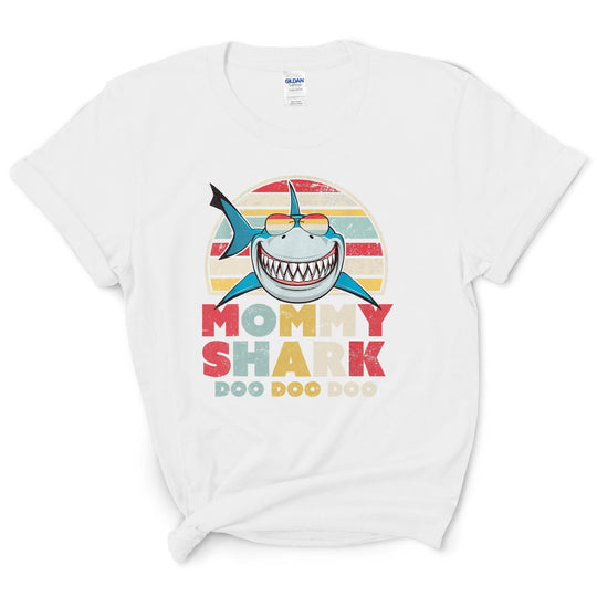 Vintage Mommy Shark Shirt