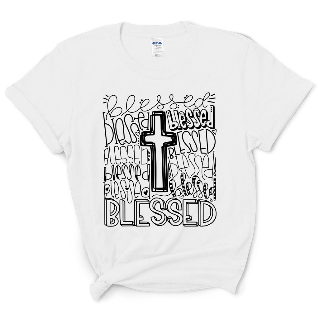 Blessed Typography Shirt