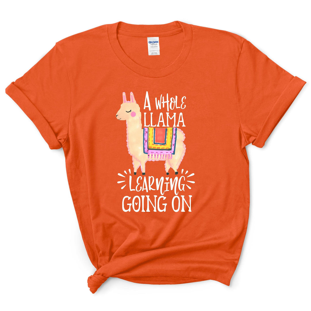 A Whole Llama Goin On Shirt