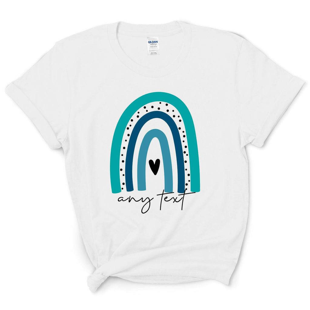 Boho Blue Rainbow Shirt