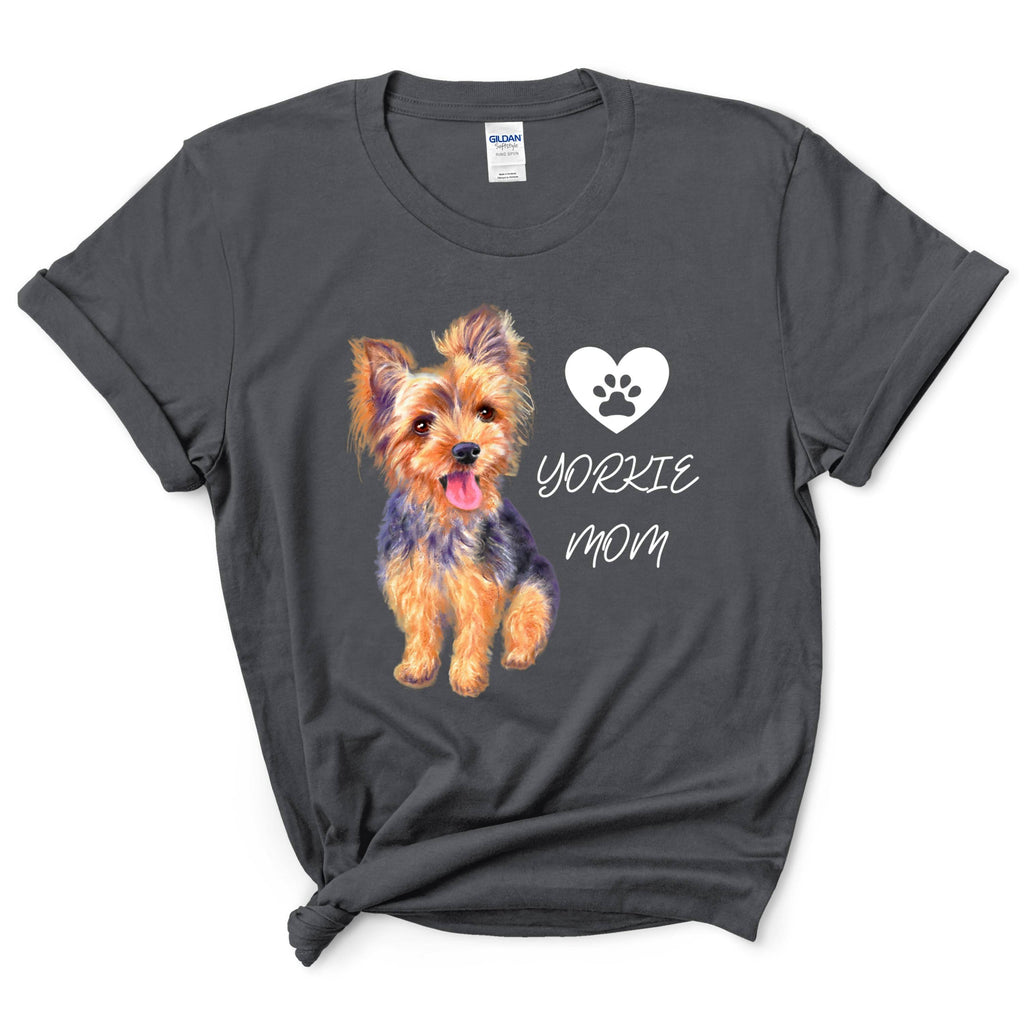 Yorkie Mom Shirt Gift For Dog Mom