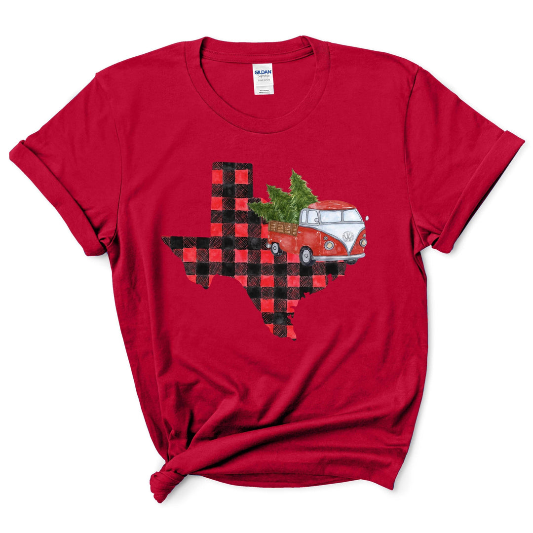 Christmas Plaid States Shirts