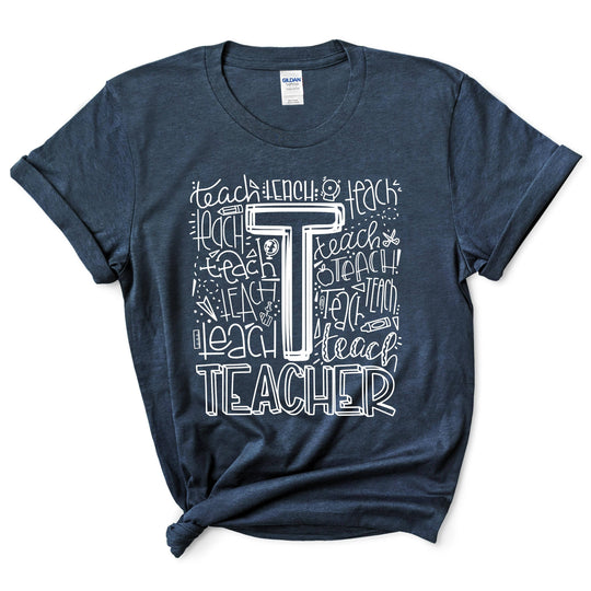 Teacher Typography Shirt